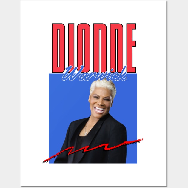 Dionne warwick///70s aesthetic fan art Wall Art by DetikWaktu